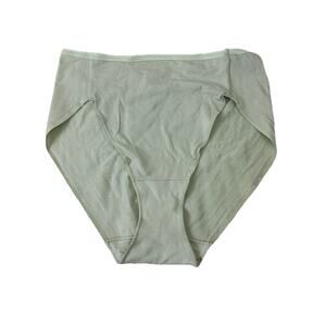 NWT soma intimates Panties Vanishing Edge Cotton High Leg Brief XXL Lyon Green